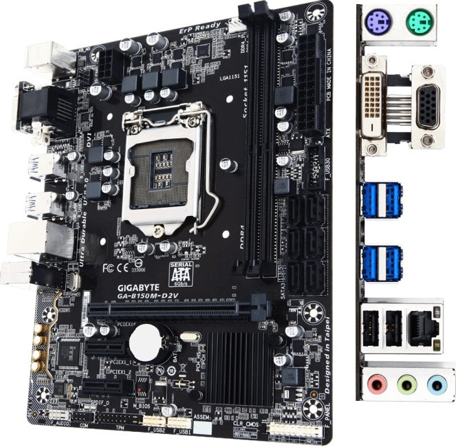 Материнская плата Gigabyte GA-B150M-D2V