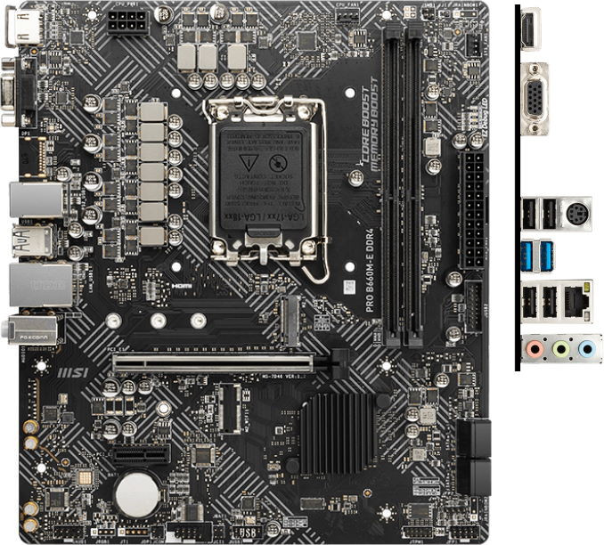 Материнська плата MSI PRO B660M-E DDR4