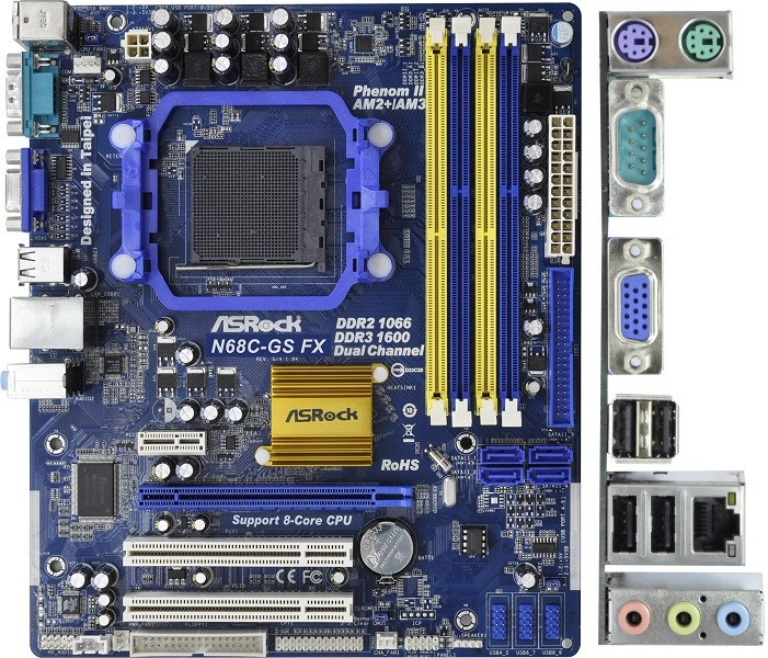Материнская плата ASRock N68C-GS FX