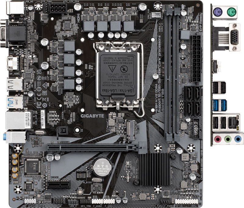 Материнська плата Gigabyte H610M H V2 DDR4