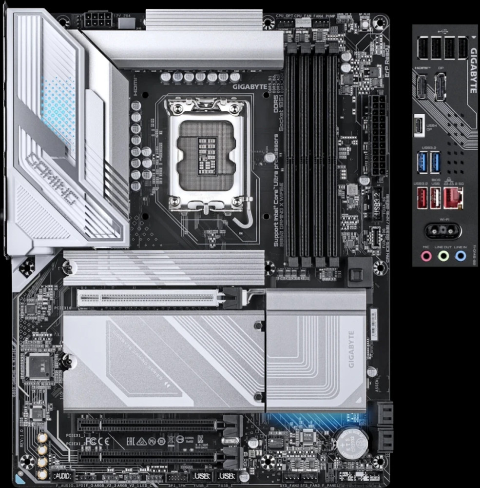 Материнська плата Gigabyte B860 GAMING X WIFI6E