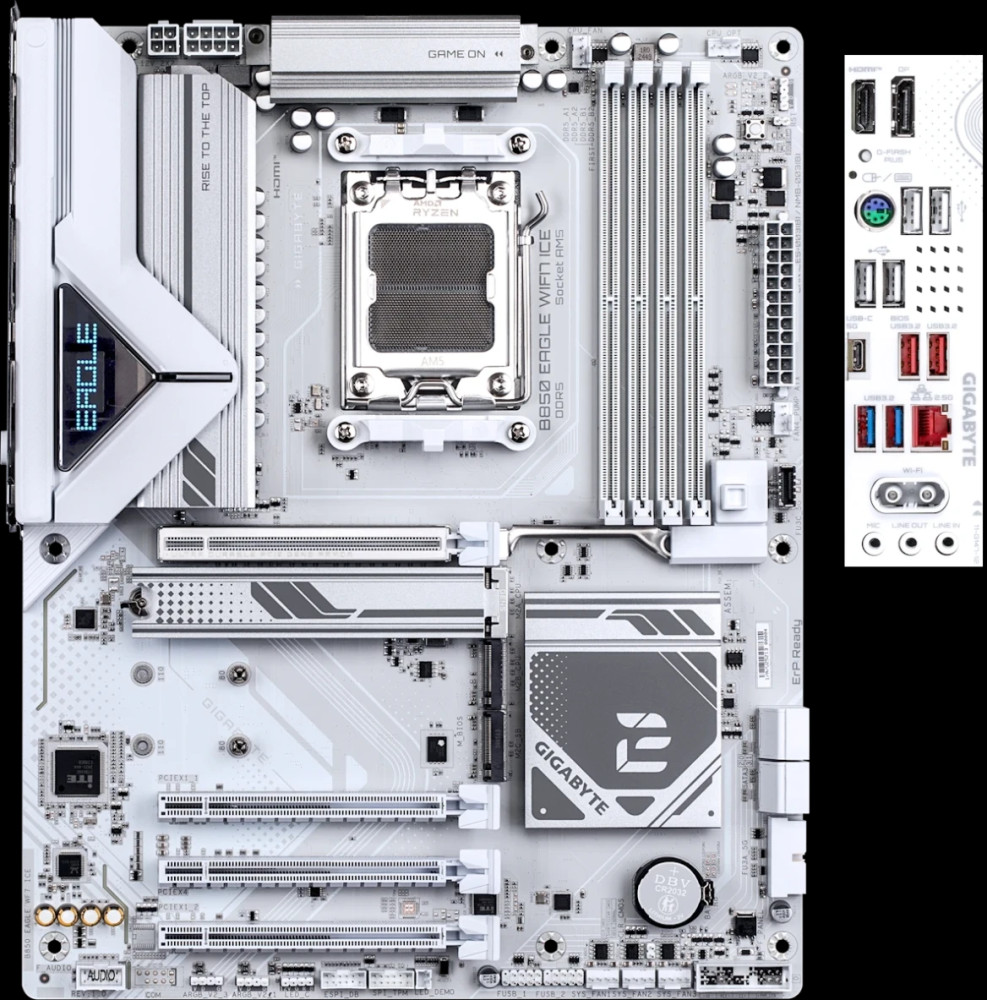 Материнская плата Gigabyte B850 EAGLE WIFI7 ICE