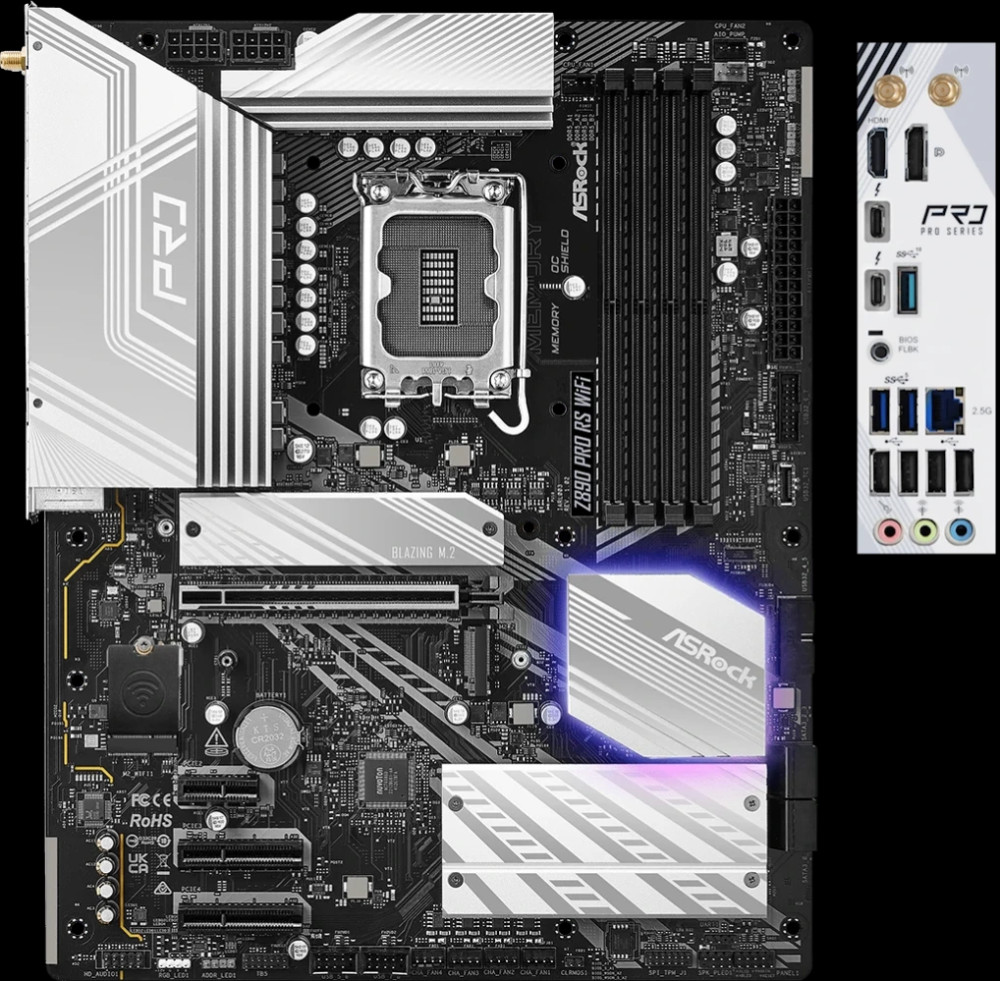 Материнська плата ASRock Z890 Pro RS WiFi