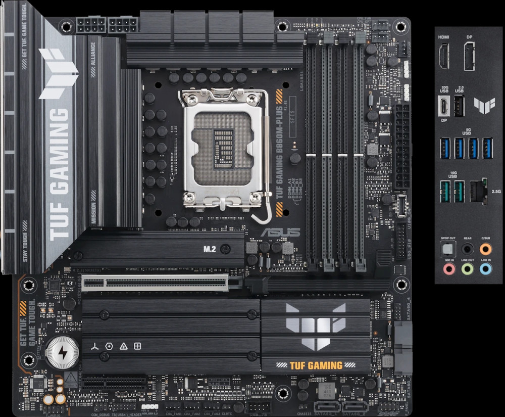 Материнська плата Asus TUF GAMING B860M-PLUS (90MB1JW0-M0EAY0)