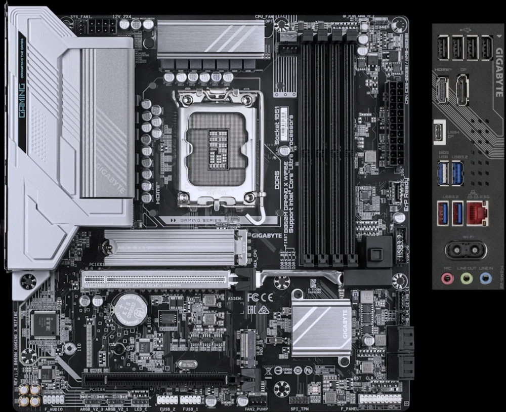 Материнська плата Gigabyte B860M GAMING X WIFI6E