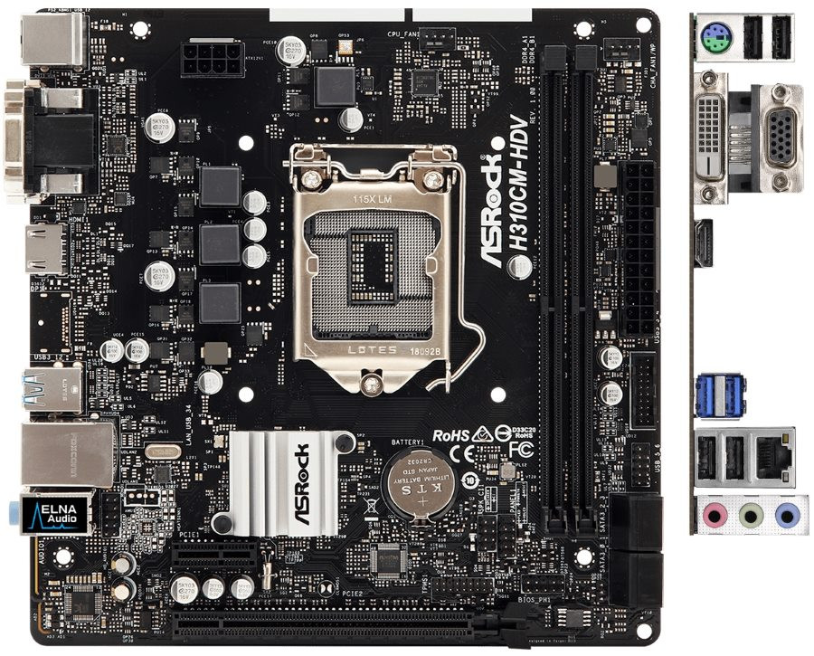 Материнская плата ASRock H310CM-HDV