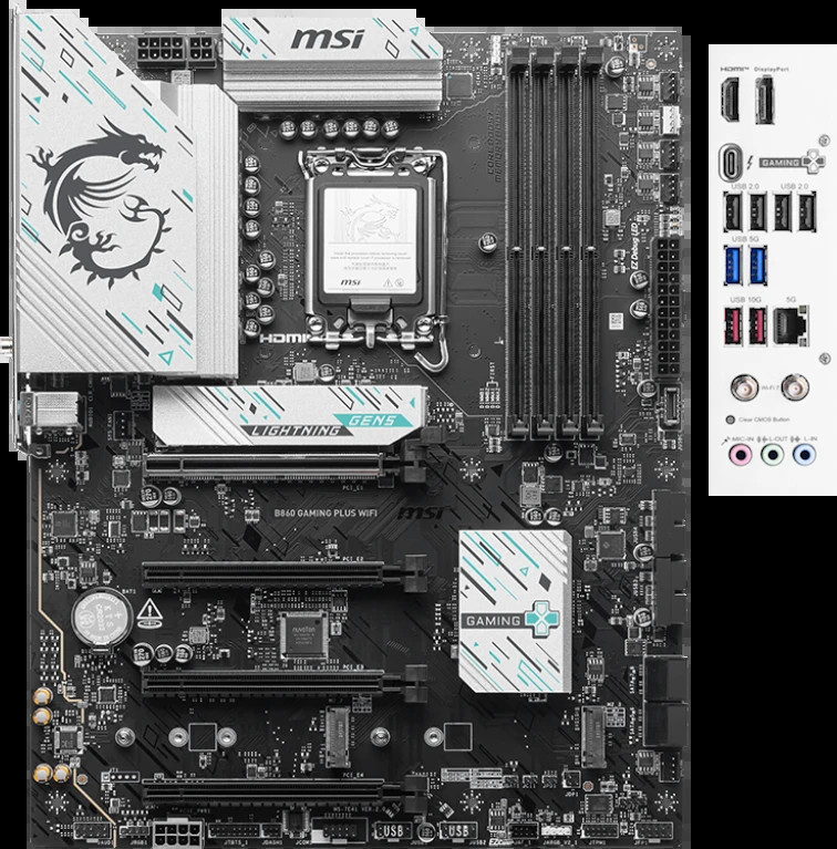 Материнская плата MSI B860 GAMING PLUS WIFI (911-7E41-003)