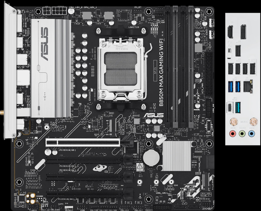 Материнская плата Asus B850M MAX GAMING WIFI