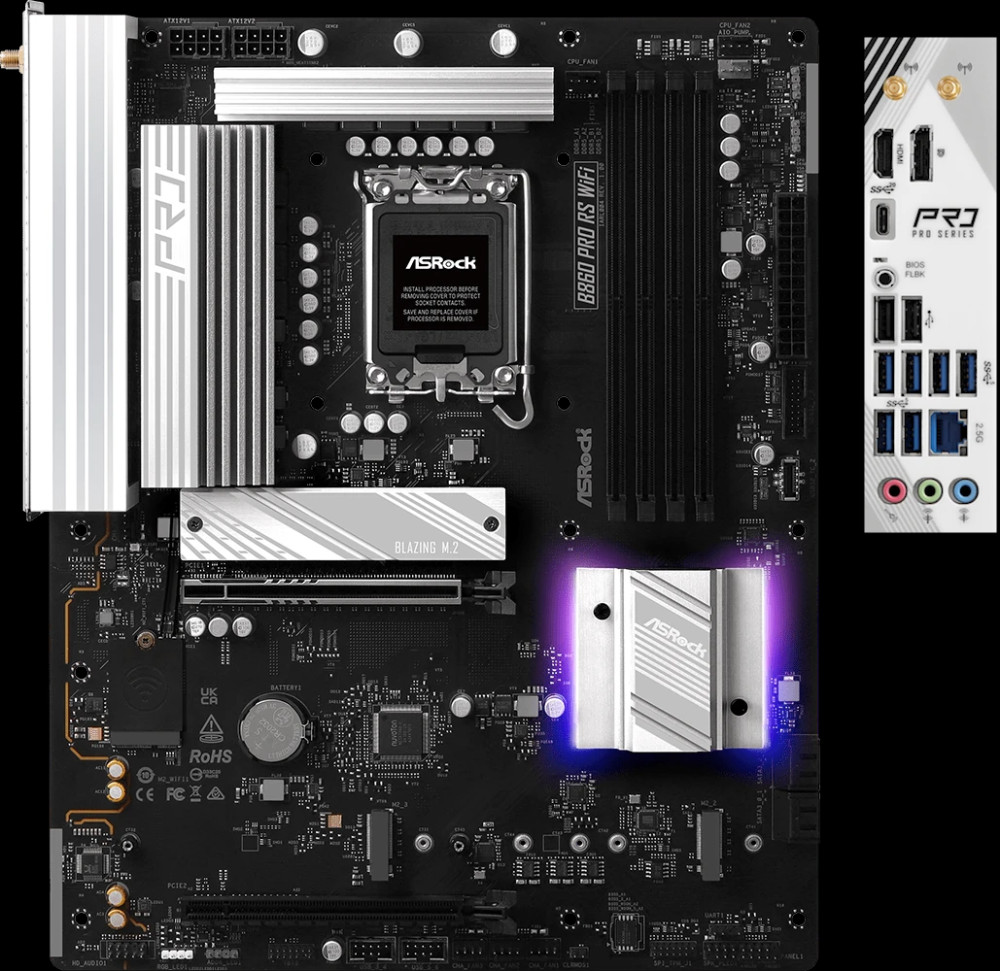 Материнская плата ASRock B860 Pro RS WiFi