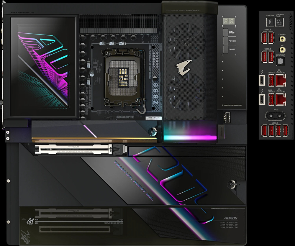 Материнская плата Gigabyte Z890 AORUS XTREME AI TOP