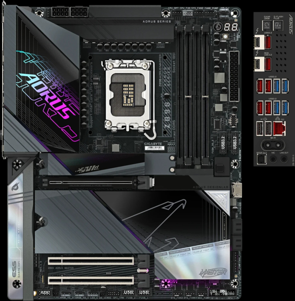 Материнская плата Gigabyte Z890 AORUS MASTER