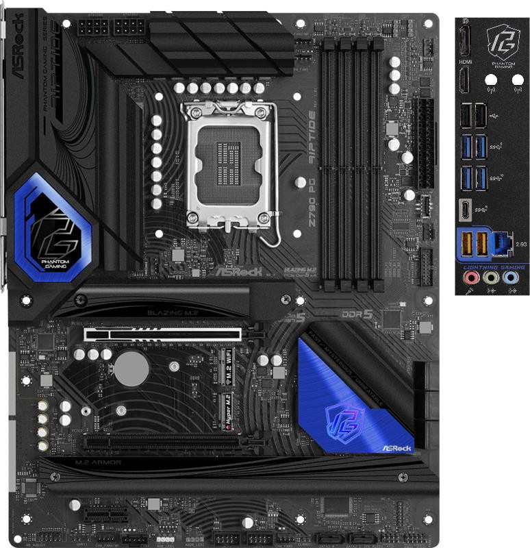 Материнская плата ASRock Z790 PG Riptide