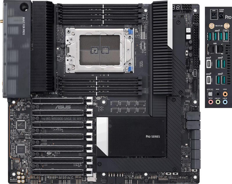 Материнская плата Asus Pro WS WRX80E-SAGE SE WIFI II (90MB1E60-M0EAY0)