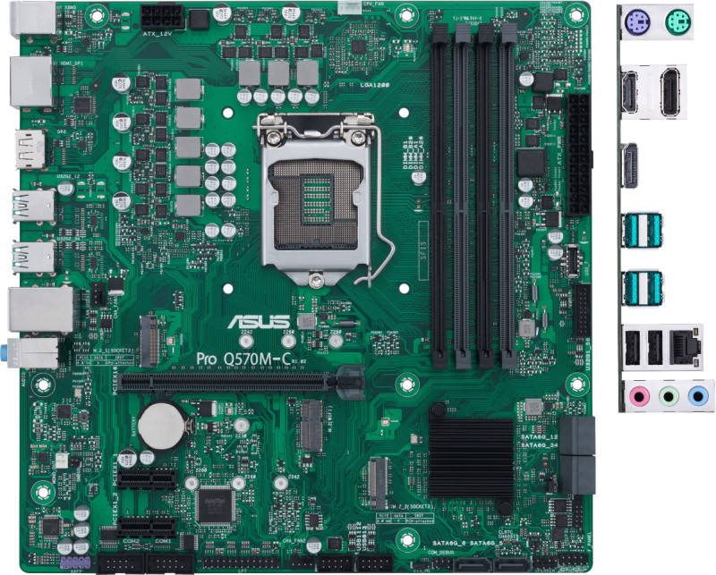 Материнська плата Asus Pro Q570M-C/CSM (90MB1700-M0EAYC)