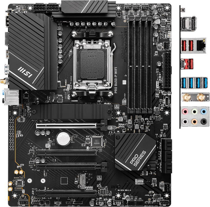 Материнська плата MSI PRO B650-P WIFI