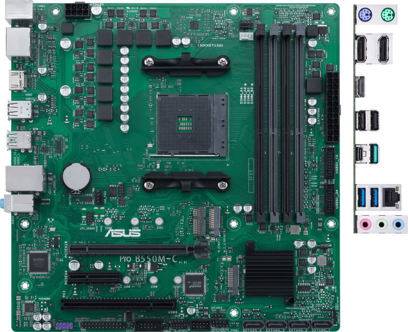 Материнська плата Asus Pro B550M-C/CSM (90MB15Q0-M0EAYC)