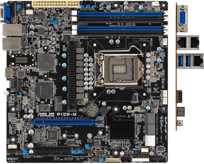 Материнская плата Asus P12R-M (90SB09X0-M1UAY0)