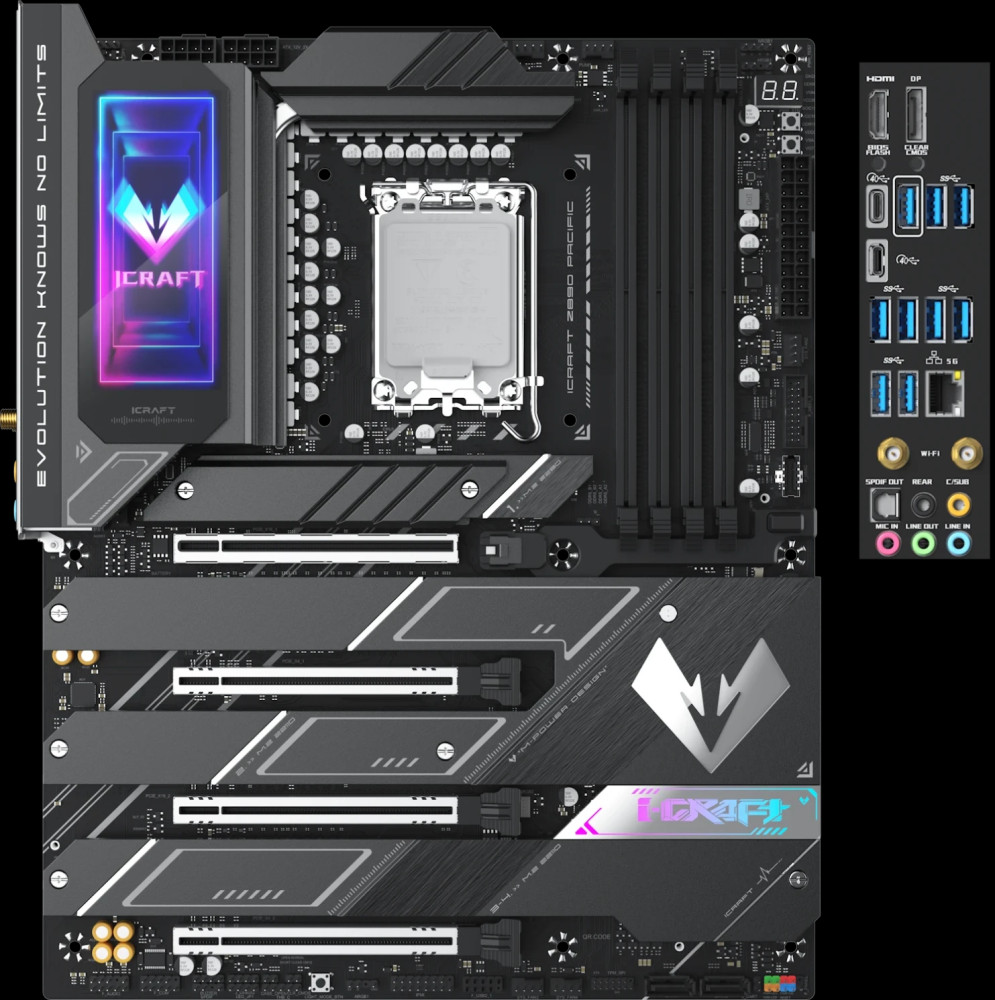 Материнская плата Maxsun iCraft Z890 PACIFIC