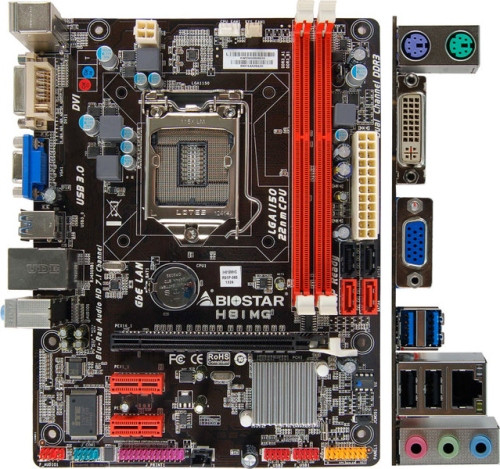Материнська плата Biostar H81MG