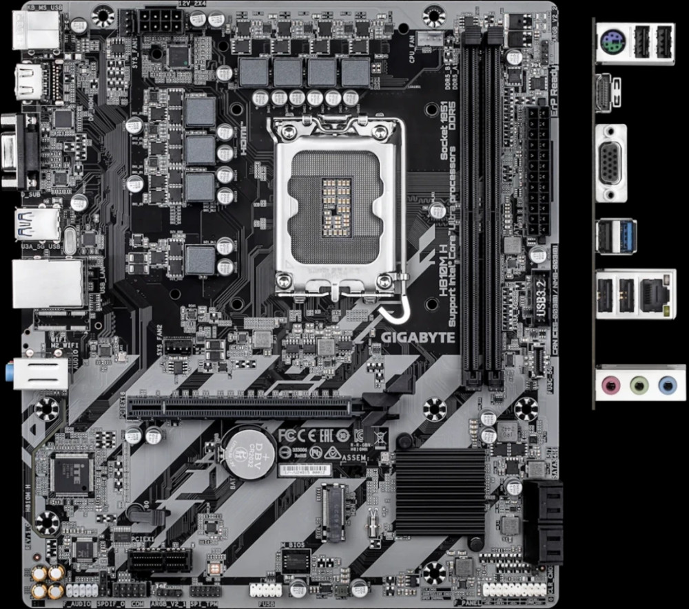 Материнська плата Gigabyte H810M H