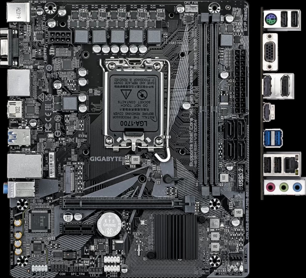 Материнська плата Gigabyte H610M S2H V3 DDR4