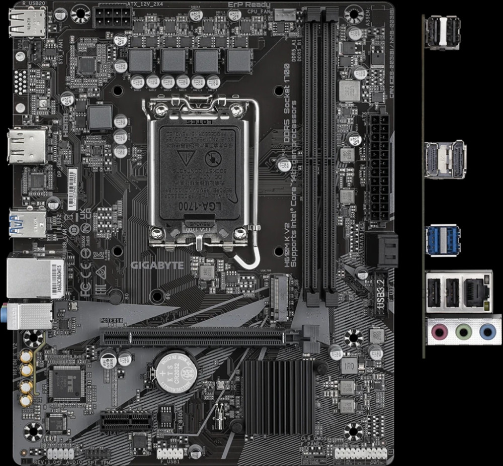 Материнська плата Gigabyte H610M K V2