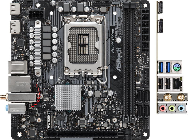 Материнская плата ASRock H610M-ITX/ac
