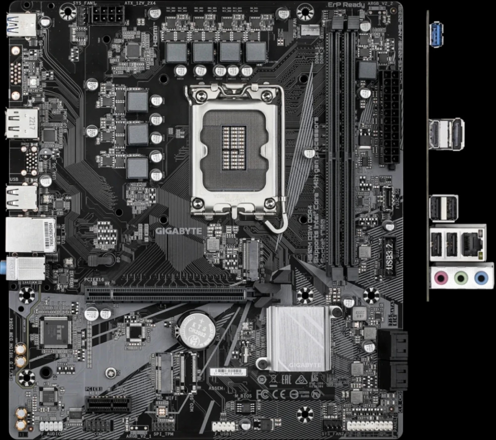 Материнська плата Gigabyte H610M D3W DDR4