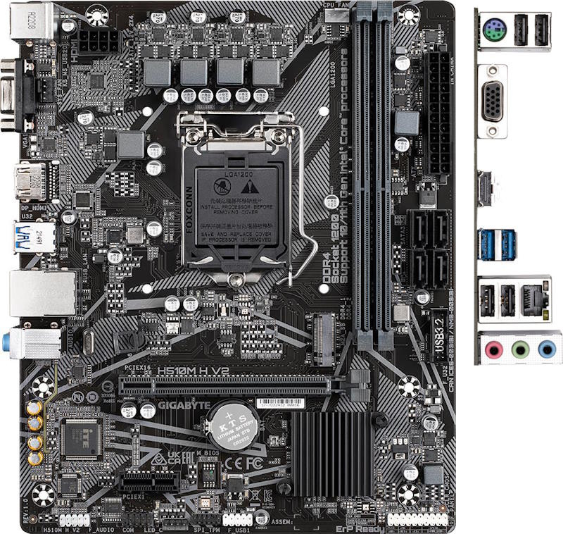 Материнська плата Gigabyte H510M H V2