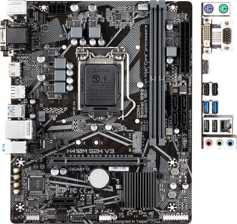 Материнская плата Gigabyte H410M S2H V3