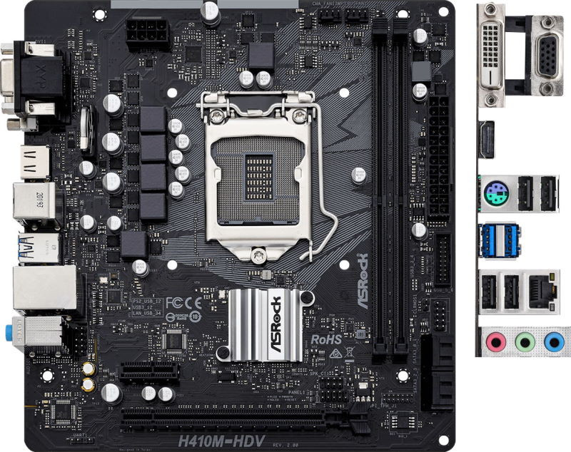 Материнская плата ASRock H410M-HDV R2.0