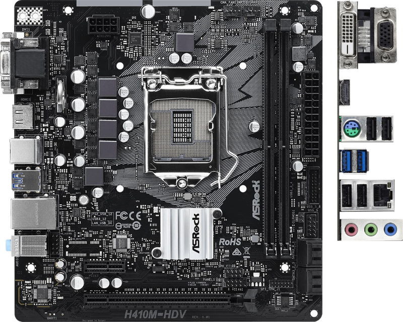 Материнская плата ASRock H410M-HDV