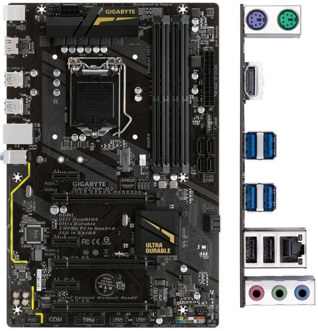 Материнская плата Gigabyte GA-Z270P-D3