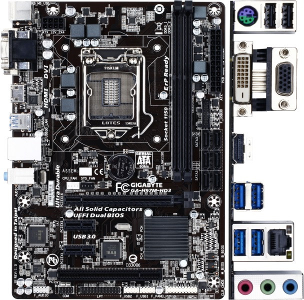 Материнская плата Gigabyte GA-H97M-HD3