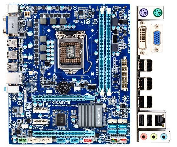 Материнская плата Gigabyte GA-H67M-D2-B3
