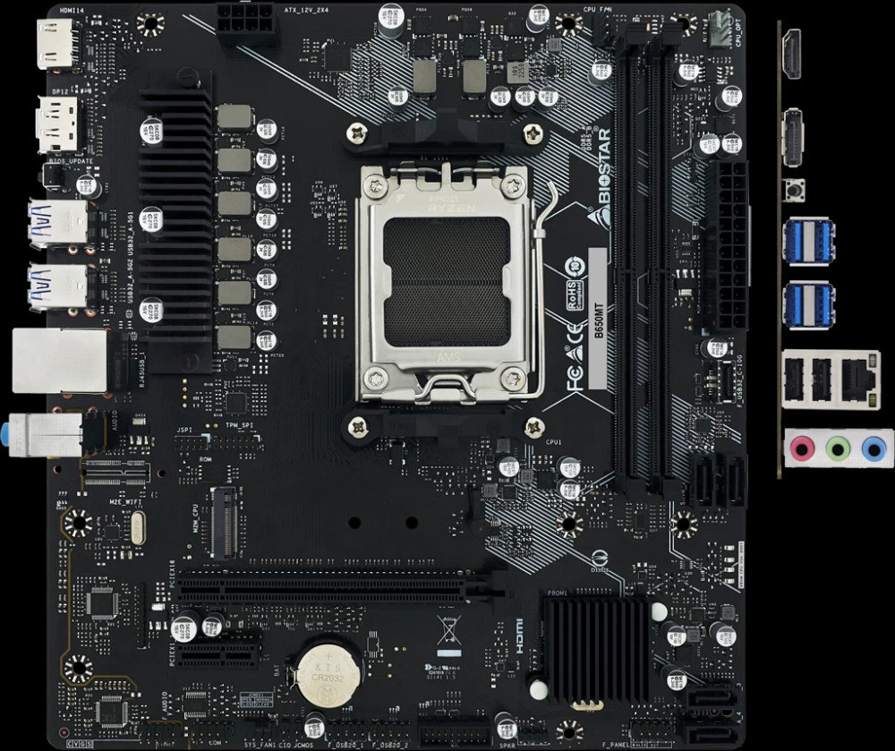 Материнська плата Biostar B650MT