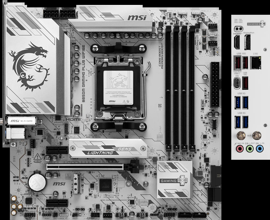 Материнская плата MSI B850M GAMING PLUS WIFI6E