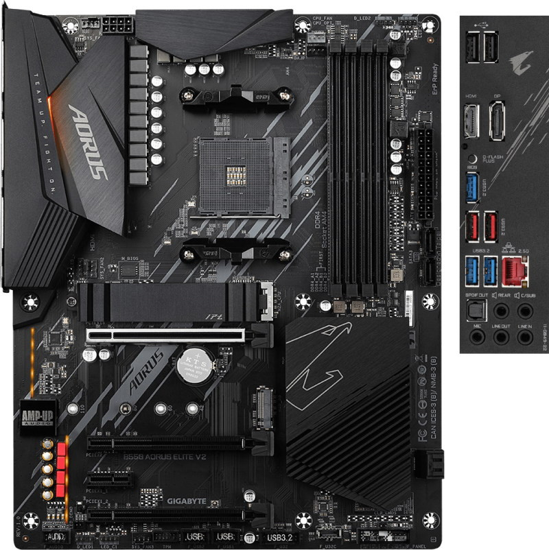 Материнська плата Gigabyte B550 AORUS ELITE V2
