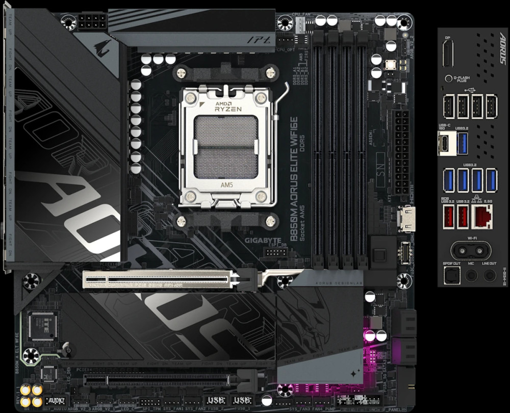 Материнская плата Gigabyte B850M AORUS ELITE WIFI6E