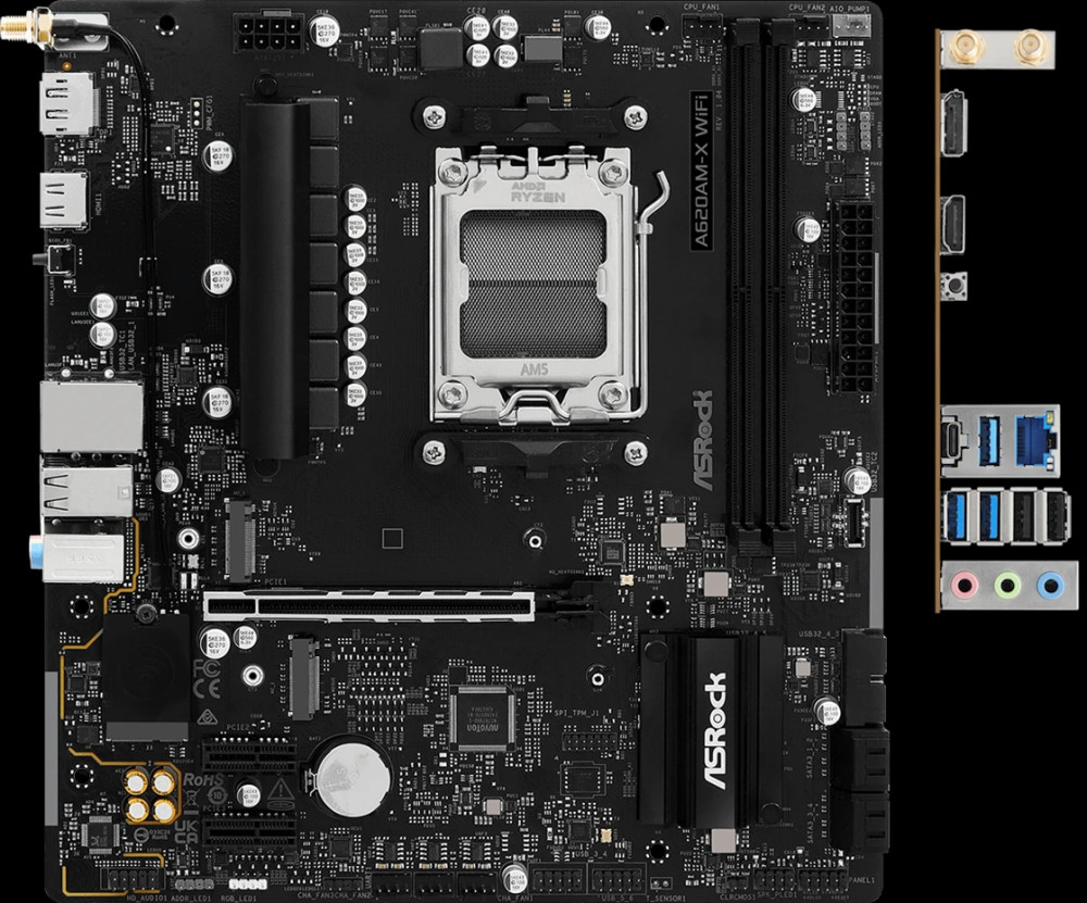 Материнская плата ASRock A620AM-X WiFi