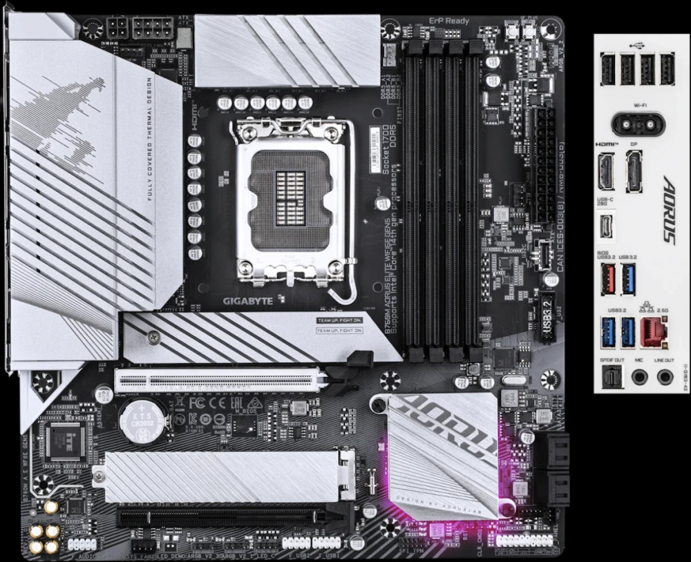 Материнская плата Gigabyte B760M AORUS ELITE WIFI6E GEN5