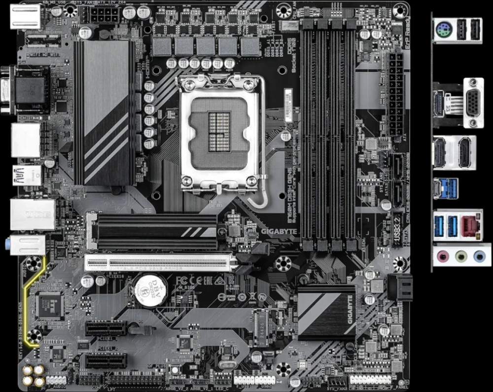 Материнская плата Gigabyte B760M DS3H DDR5 GEN5