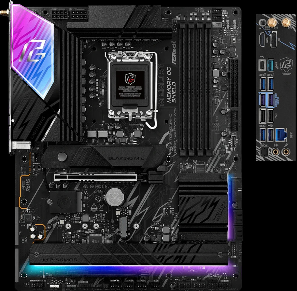 Материнская плата ASRock B860 Lightning WiFi (90-MXBR2-A0UAYZ)