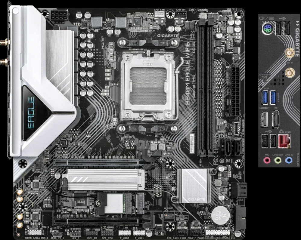 Материнская плата Gigabyte B840M EAGLE WIFI6