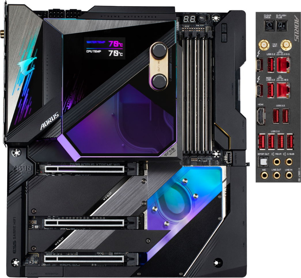Материнская плата Gigabyte Z590 AORUS XTREME WATERFORCE