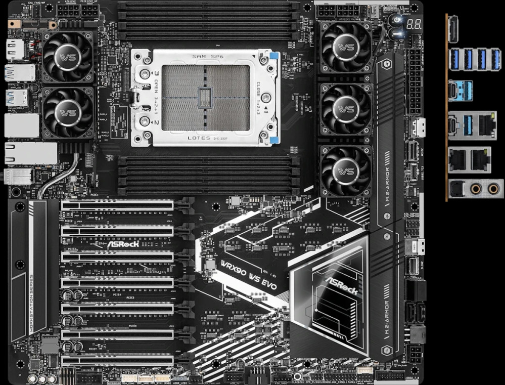 Материнская плата ASRock WRX90 WS EVO
