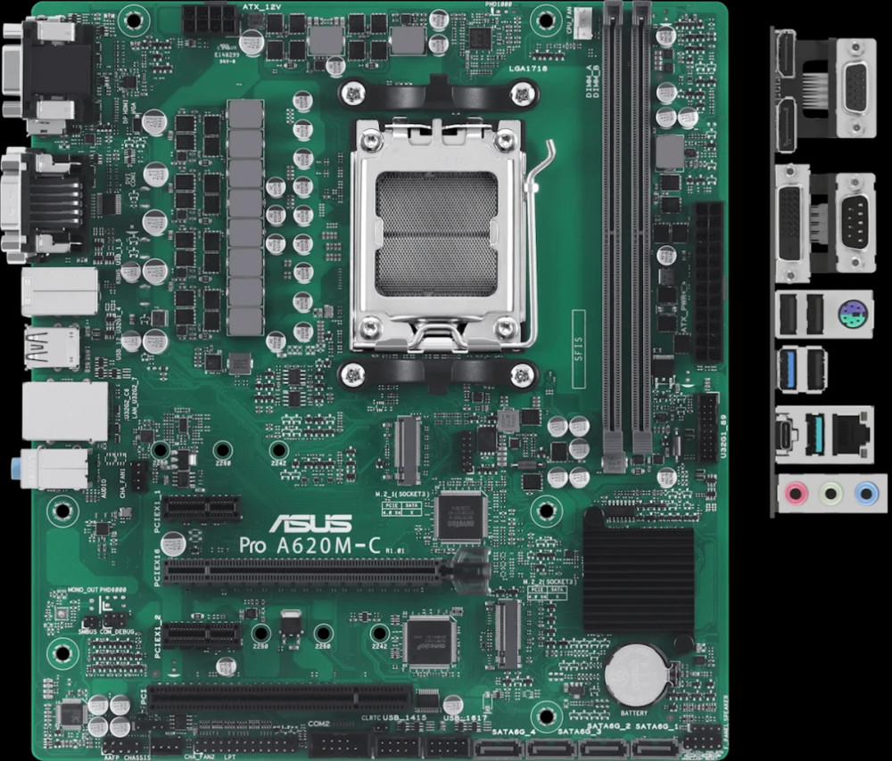 Материнская плата Asus Pro A620M-C-CSM