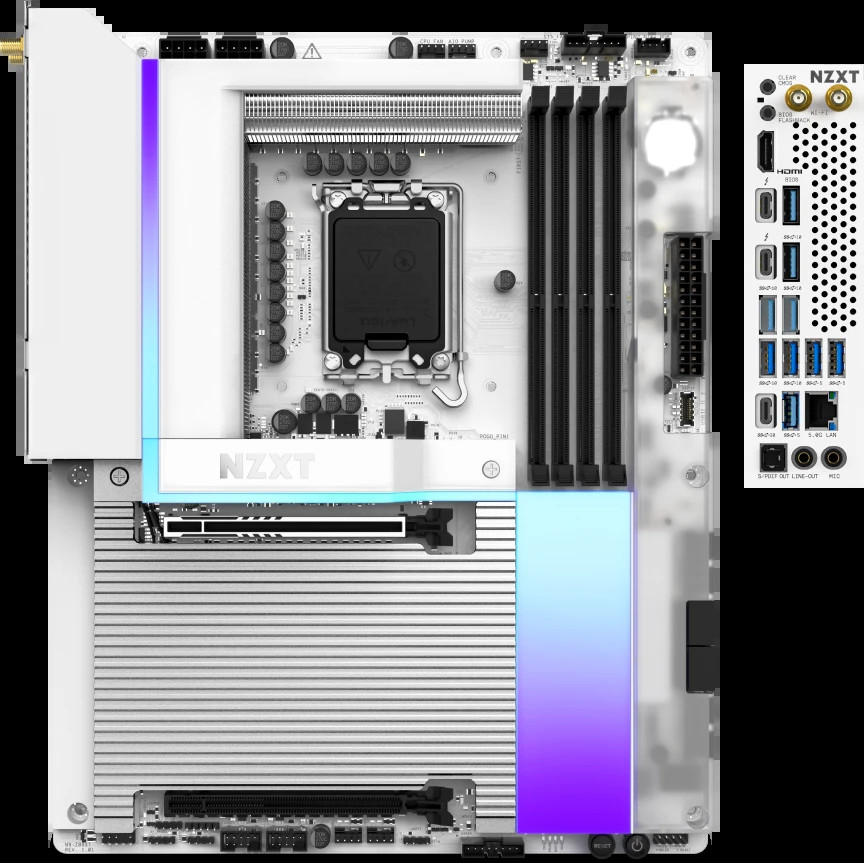 Материнская плата NZXT N9 Z890 White (N9-Z89XT-W1)