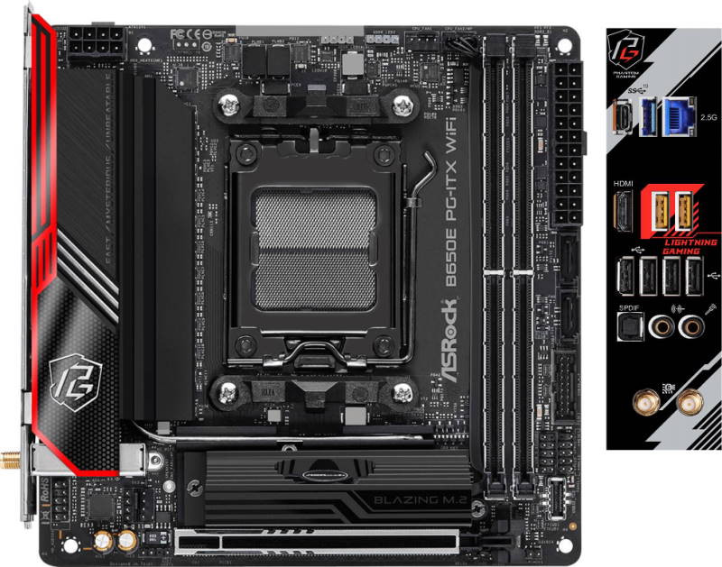 Материнская плата ASRock B650E PG-ITX WiFi