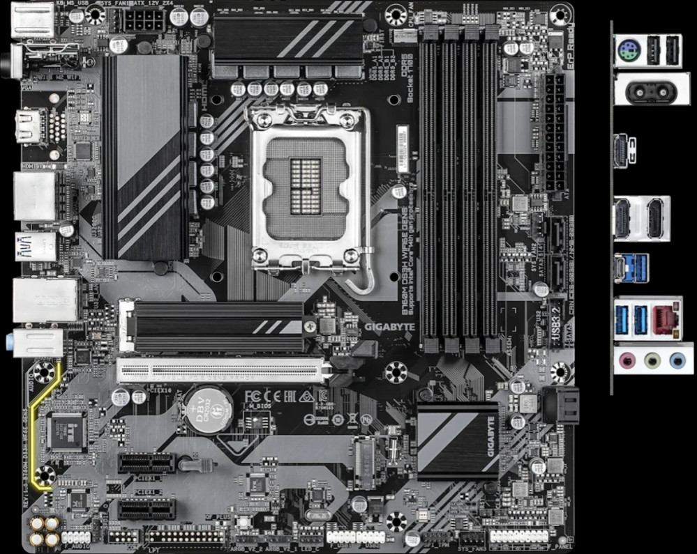 Материнская плата Gigabyte B760M DS3H WIFI6E GEN5